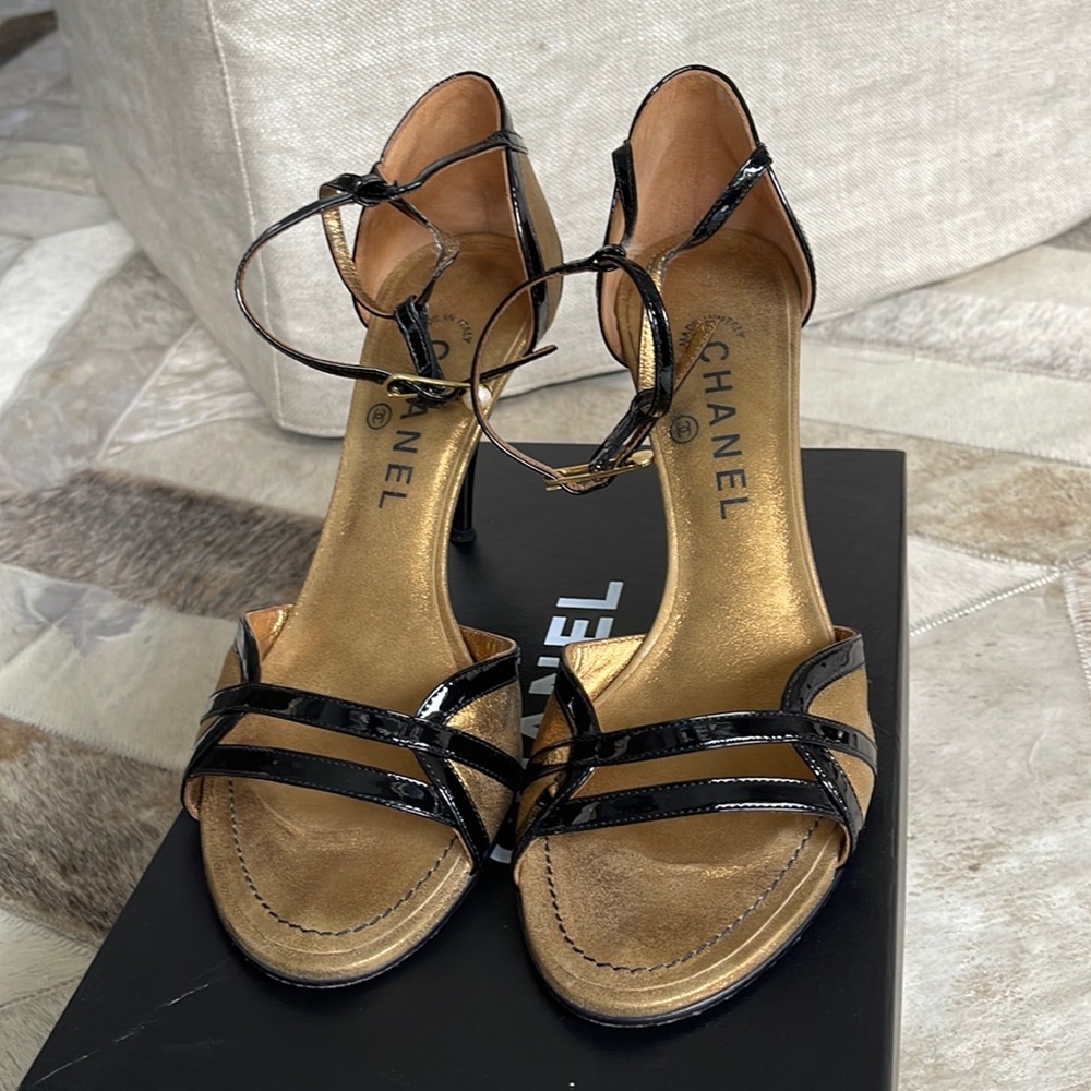 Chanel Ankle Strap heels